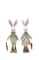 18.5" Polka Dot Coat Rabbit Standing Easter Figurine